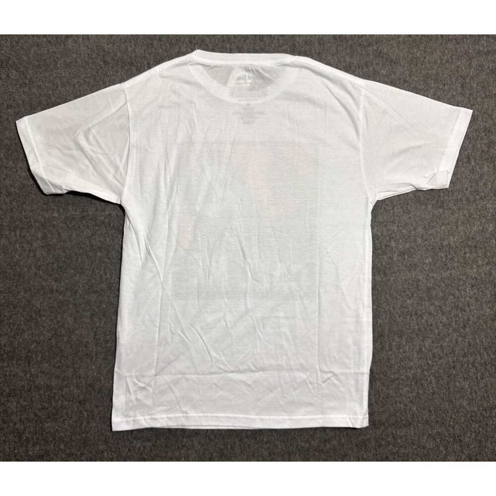 Ghost Face Men's T Shirt Graphic Print Short Sleeve White Medium - Picture 6 of 6